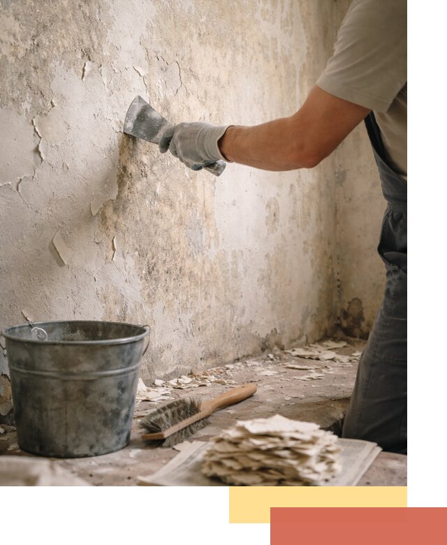 Удаление старой краски со стен в Спасске-Дальнем качественно и быстро