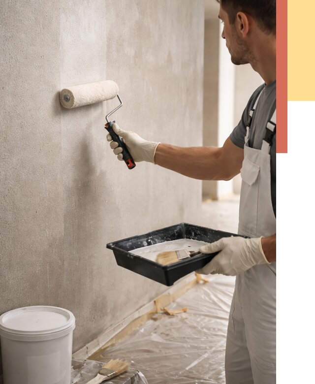 Грунтовка стен в Спасске-Дальнем от 2276 руб. м2 — быстро, недорого, с материалом | ОТДЕЛОЧНИК-Спс