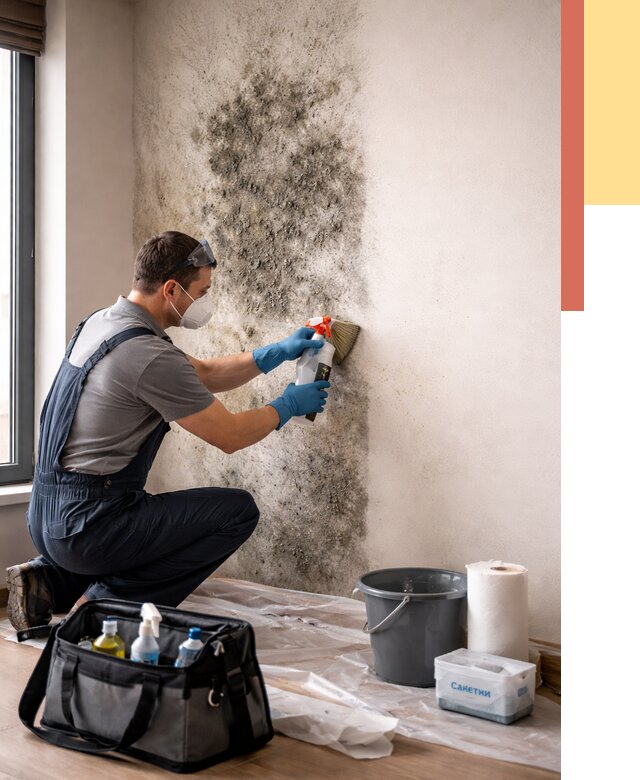 Удаление плесени со стен в Спасске-Дальнем от 2225 руб. — быстро и недорого | ОТДЕЛОЧНИК-Спс