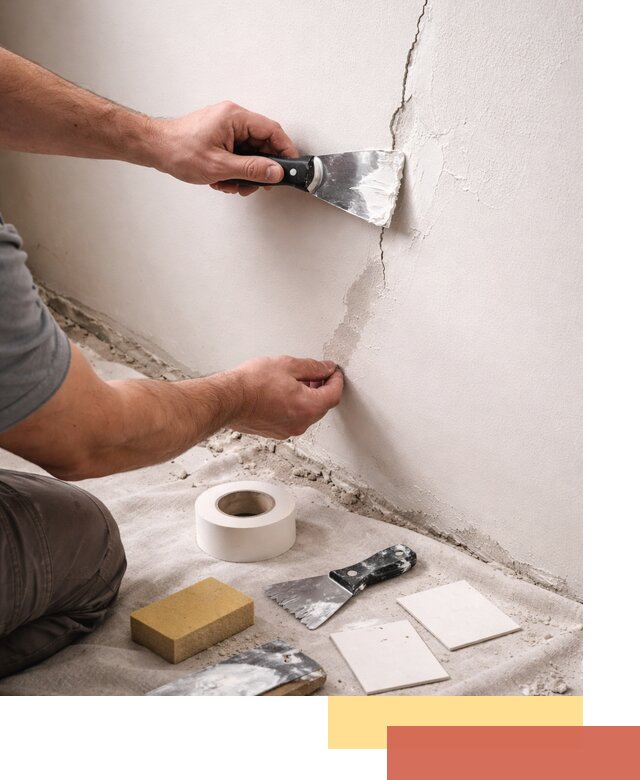 Заделка трещин и сколов в стенах и потолках в Спасске-Дальнем