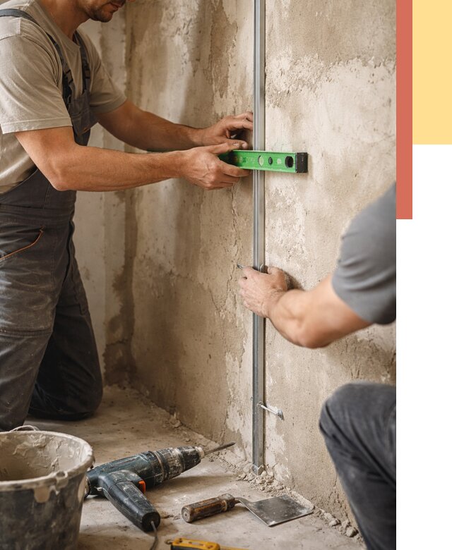 Установка штукатурных маяков в Спасске-Дальнем от 7243 руб. — быстро и недорого | ОТДЕЛОЧНИК-Спс