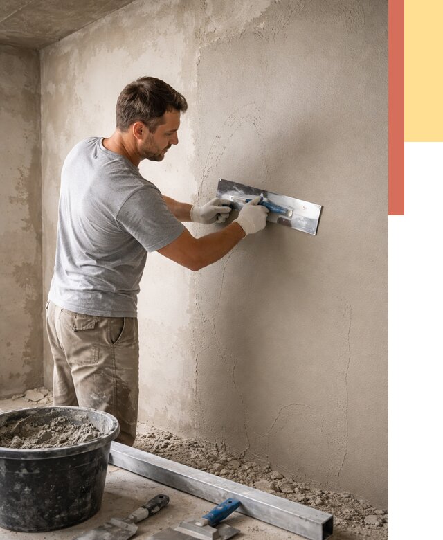 Штукатурка стен без маяков в Спасске-Дальнем от 7450 руб/м2 — услуги и цена | ОТДЕЛОЧНИК-Спс