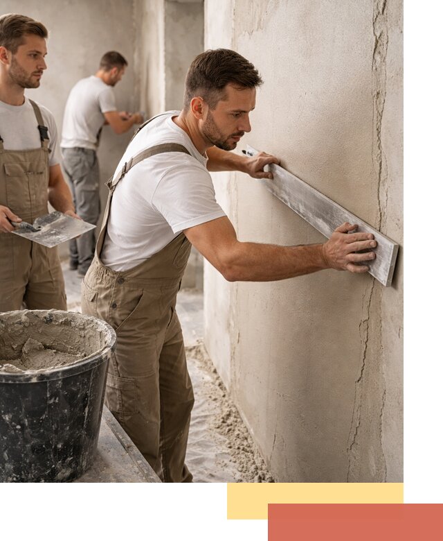 Штукатурка стен без маяков в Спасске-Дальнем быстро и качественно