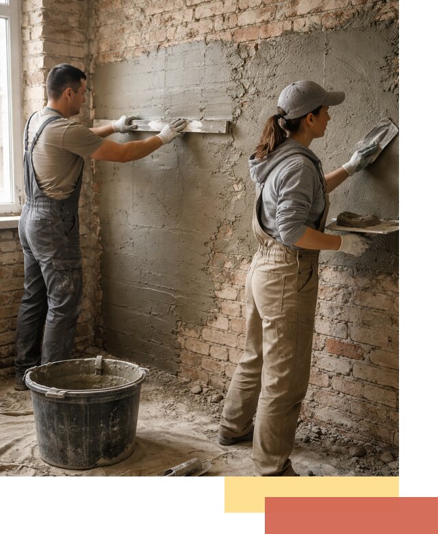 Штукатурка кирпичных стен в Спасске-Дальнем — качественно и надежно