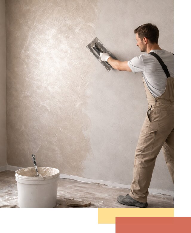 Декоративная штукатурка «Мокрый шелк» под ключ в Спасске-Дальнем