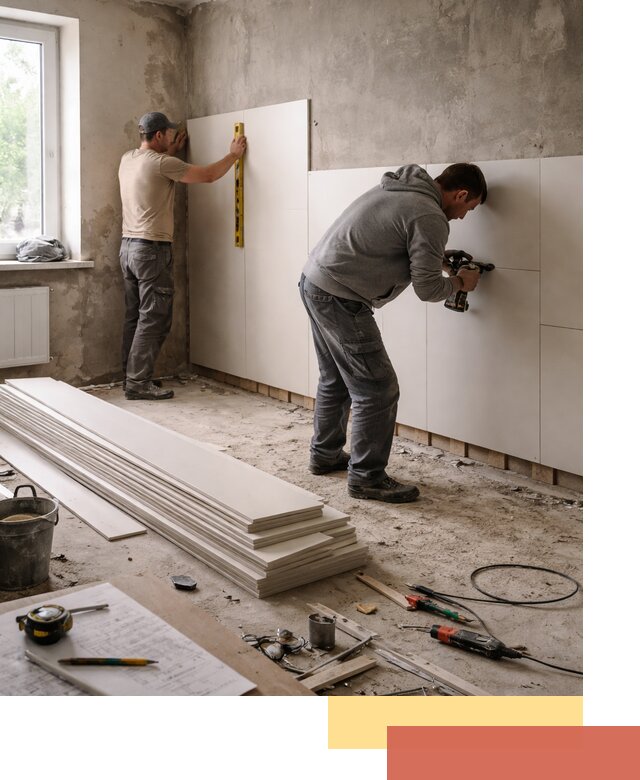 Монтаж ПВХ панелей на стены в Спасске-Дальнем качественно и быстро