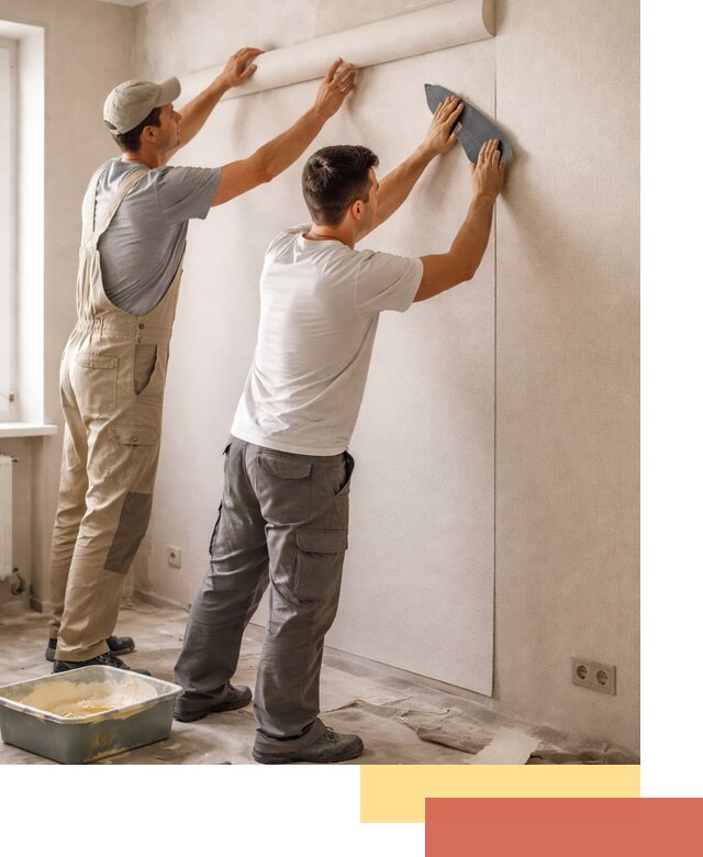 Поклейка виниловых обоев в Спасске-Дальнем профессионально и качественно