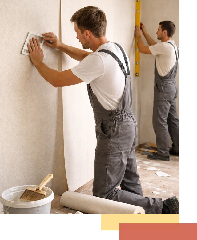 Поклейка бумажных обоев в Спасске-Дальнем качественно и недорого