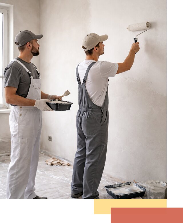 Покраска стен водоэмульсионной краской в Спасске-Дальнем