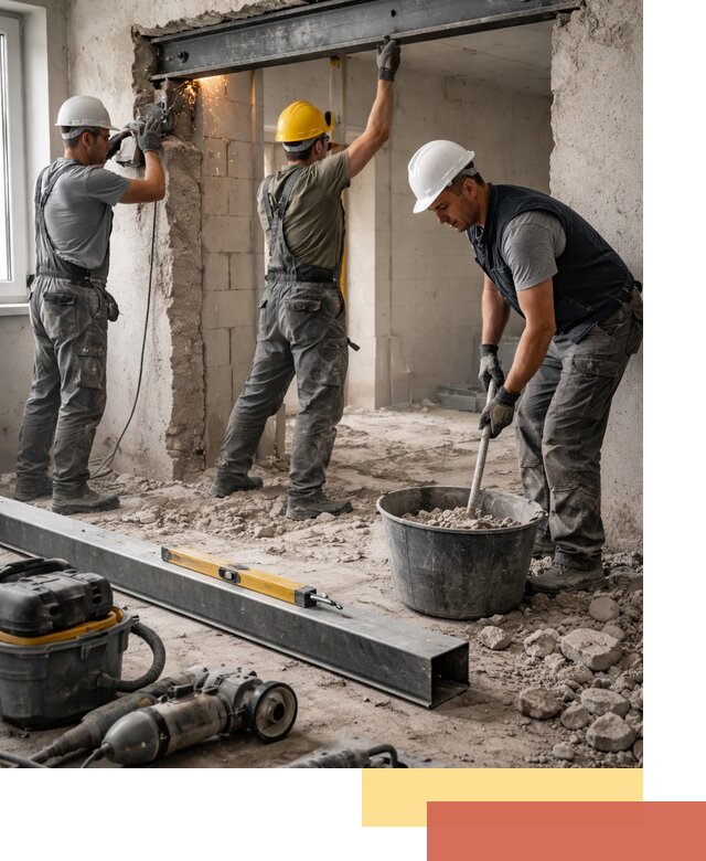 Создание проемов в стенах и несущих конструкциях в Спасске-Дальнем