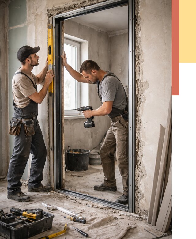 Закладка дверного проема в Спасске-Дальнем от 3621 руб. — быстро и недорого | ОТДЕЛОЧНИК-Спс