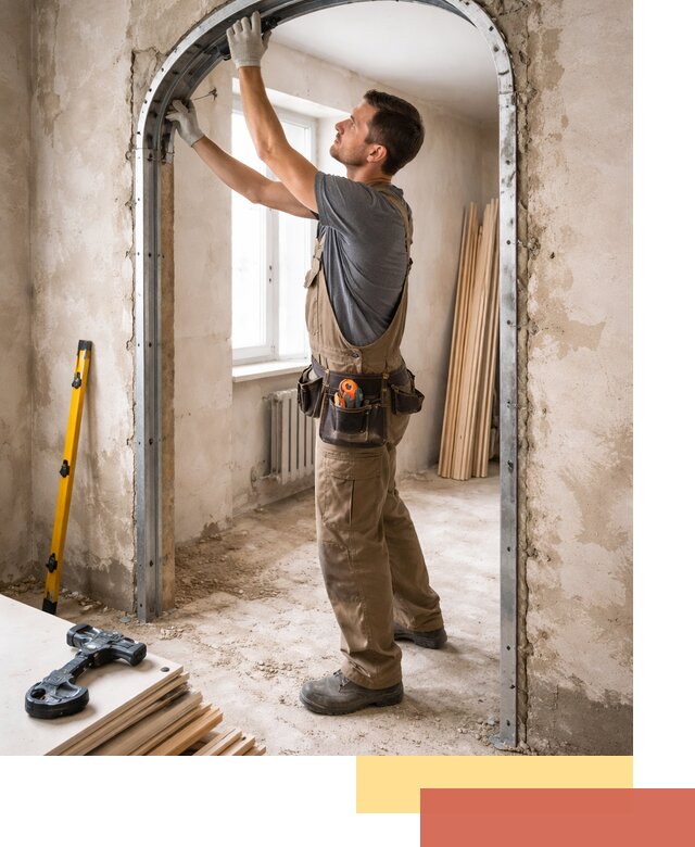 Устройство арочного проема в Спасске-Дальнем под ключ