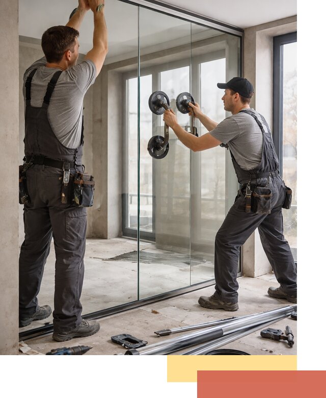 Цельностеклянные перегородки под ключ в Спасске-Дальнем