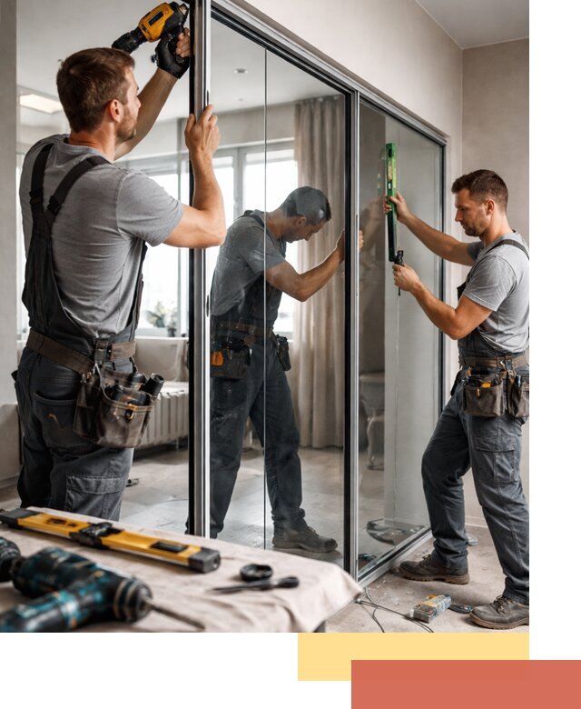 Каркасные стеклянные перегородки под ключ в Спасске-Дальнем