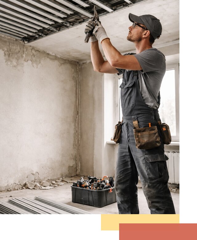 Демонтаж реечного потолка в Спасске-Дальнем быстро и аккуратно