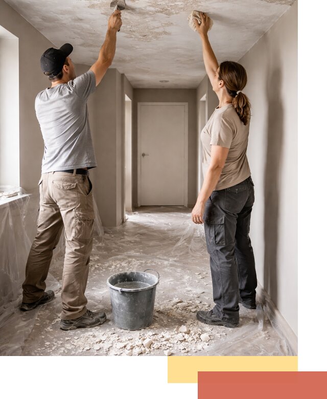 Удаление побелки с потолка в Спасске-Дальнем — быстро и аккуратно