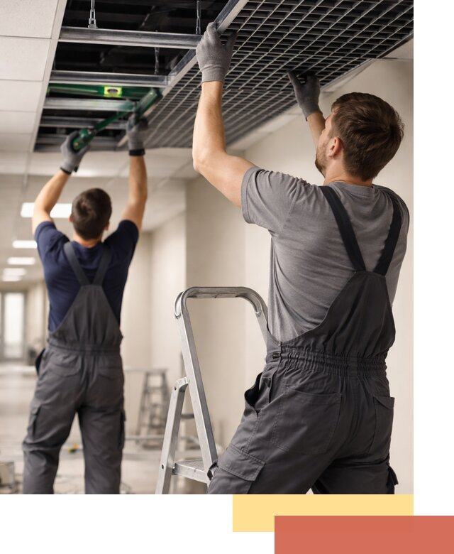 Монтаж потолка Грильято в Спасске-Дальнем: установка под ключ качественно