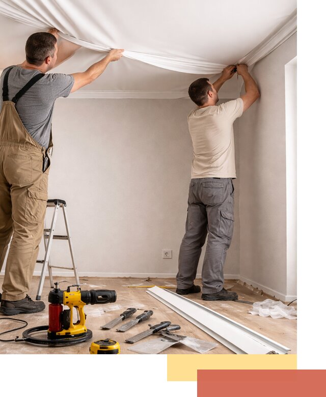 Монтаж ПВХ натяжного потолка в Спасске-Дальнем качественно и быстро