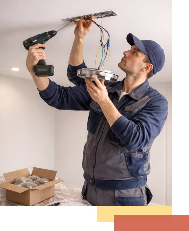 Установка люстры в натяжной потолок в Спасске-Дальнем