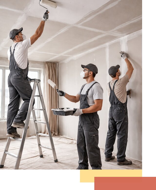 Покраска потолка из гипсокартона в Спасске-Дальнем качественно и недорого